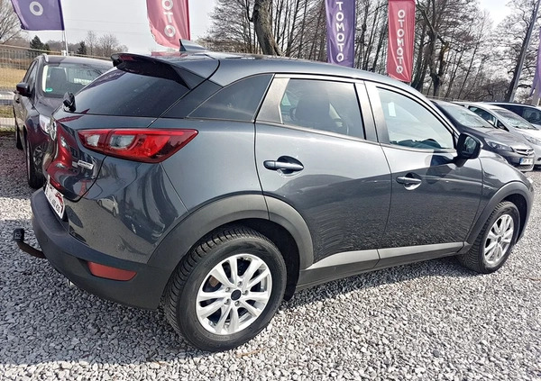 Mazda CX-3 cena 59900 przebieg: 65000, rok produkcji 2015 z Tczew małe 596